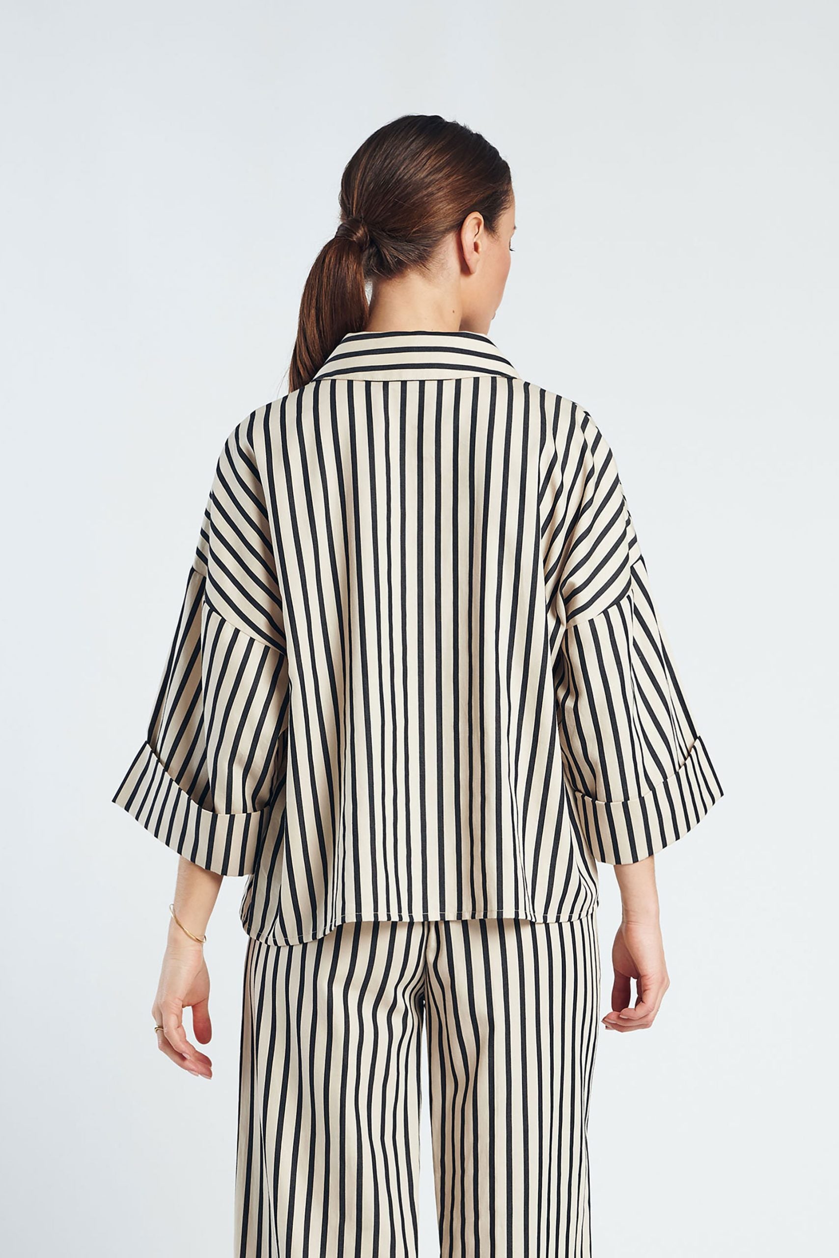 Dahlia Top Striped