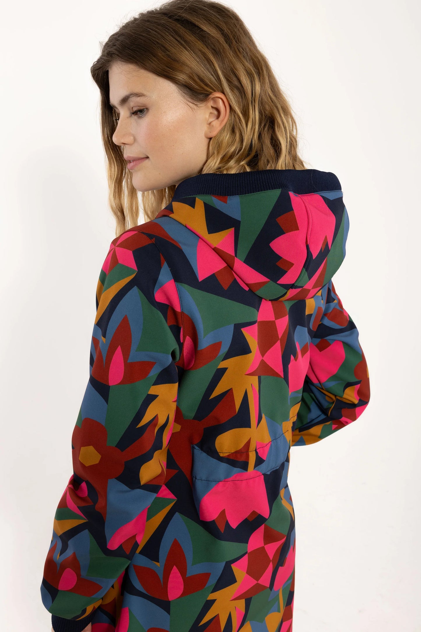 Danejane Softshell Dark Navy/Soft Cherry GEOFLEUR