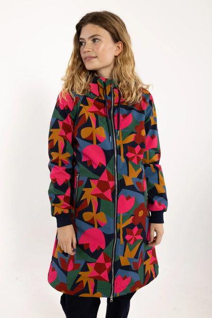 Danejane Softshell Dark Navy/Soft Cherry GEOFLEUR