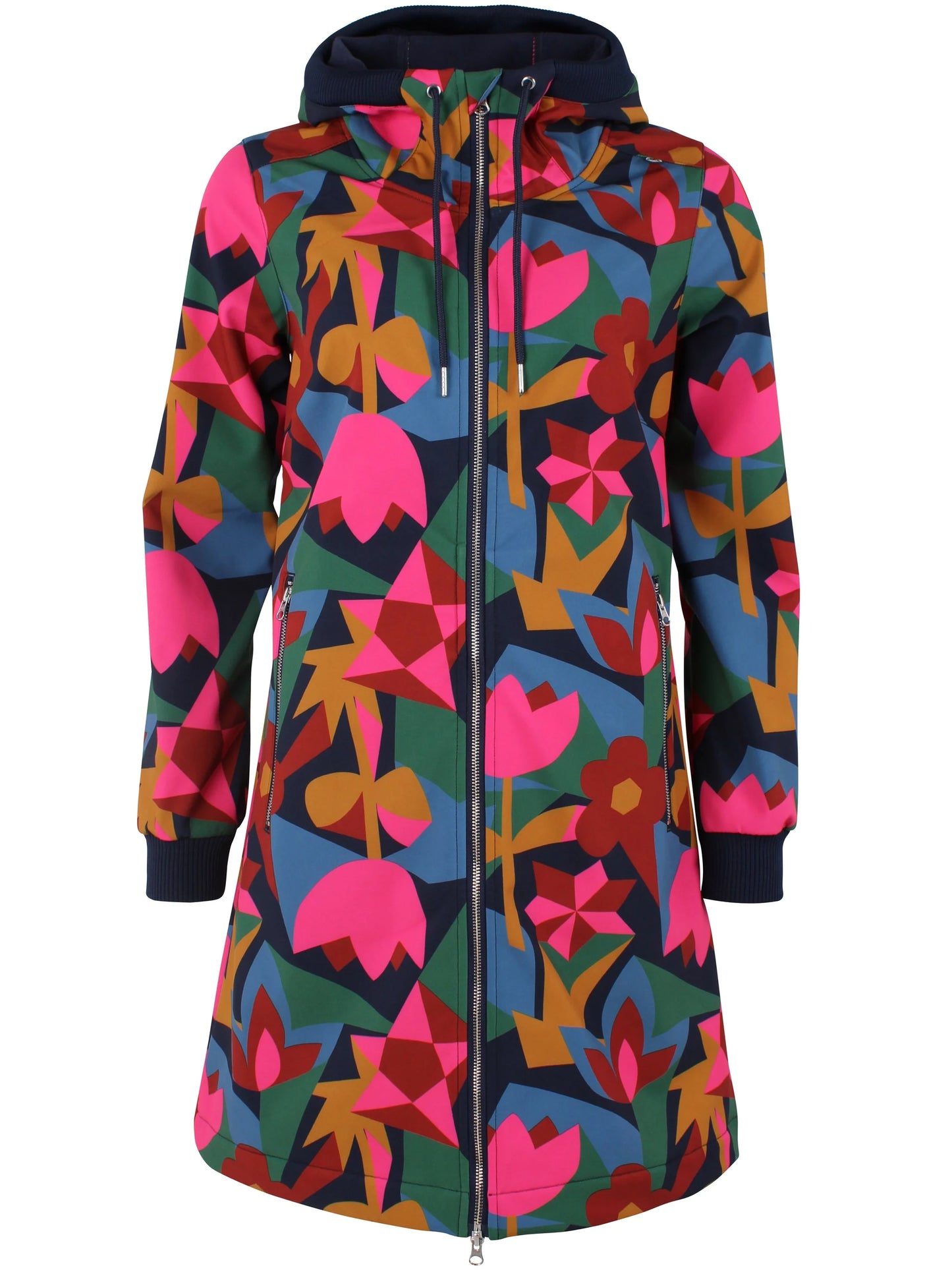 Danejane Softshell Dark Navy/Soft Cherry GEOFLEUR
