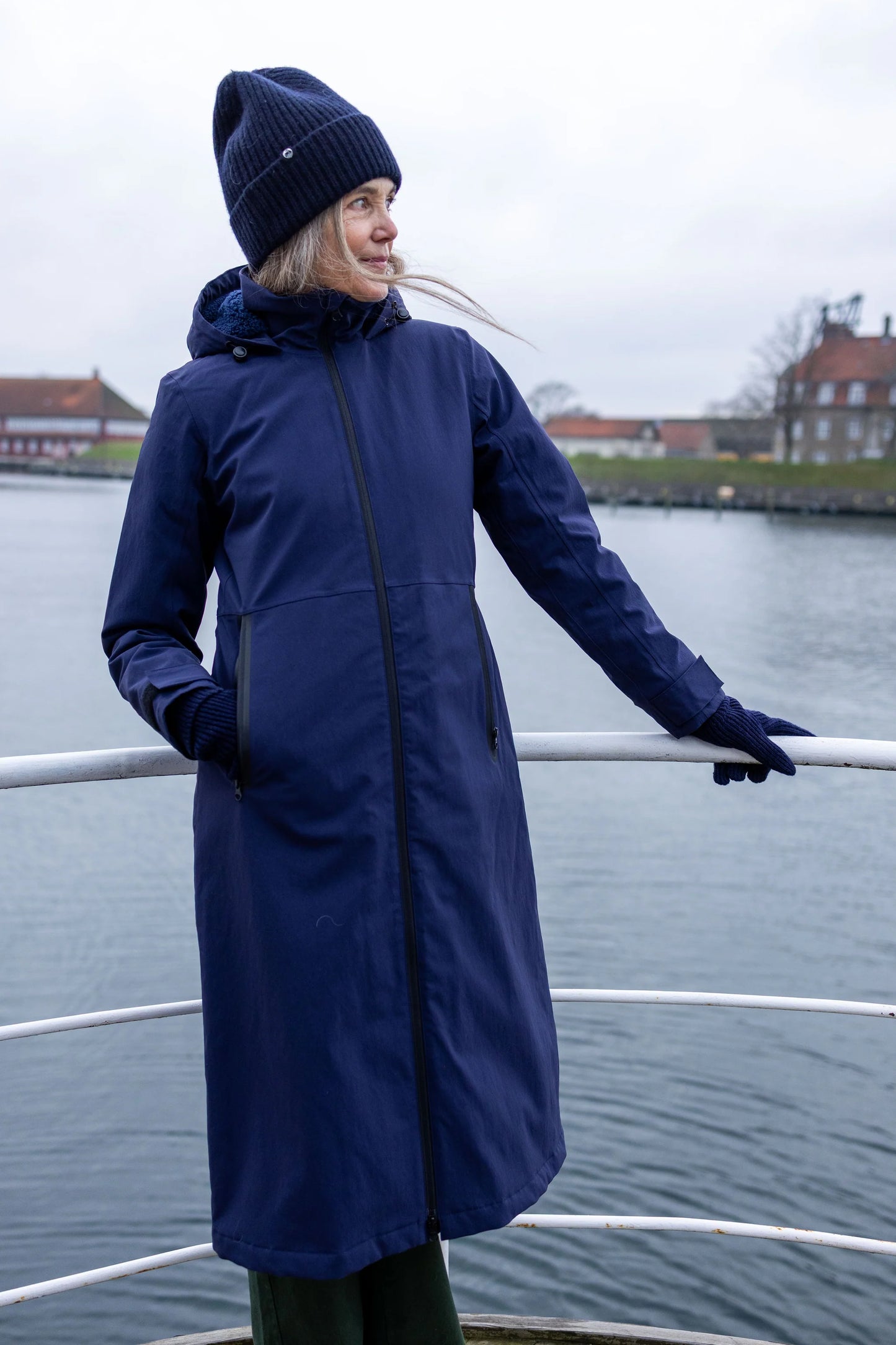 Danesandur Winter Coat Dark Navy