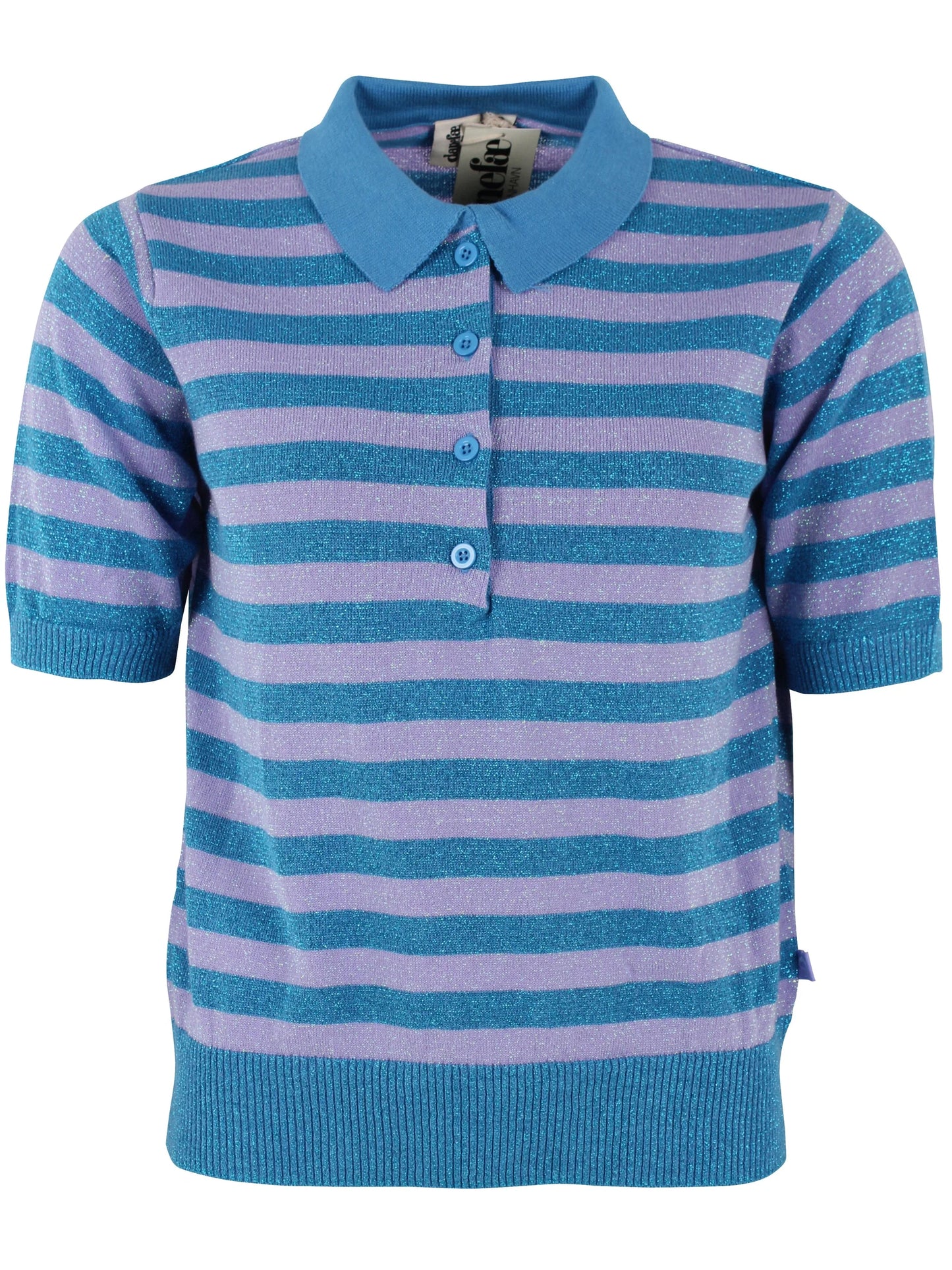 Danesandwich Glitter Sweater Polo Light
