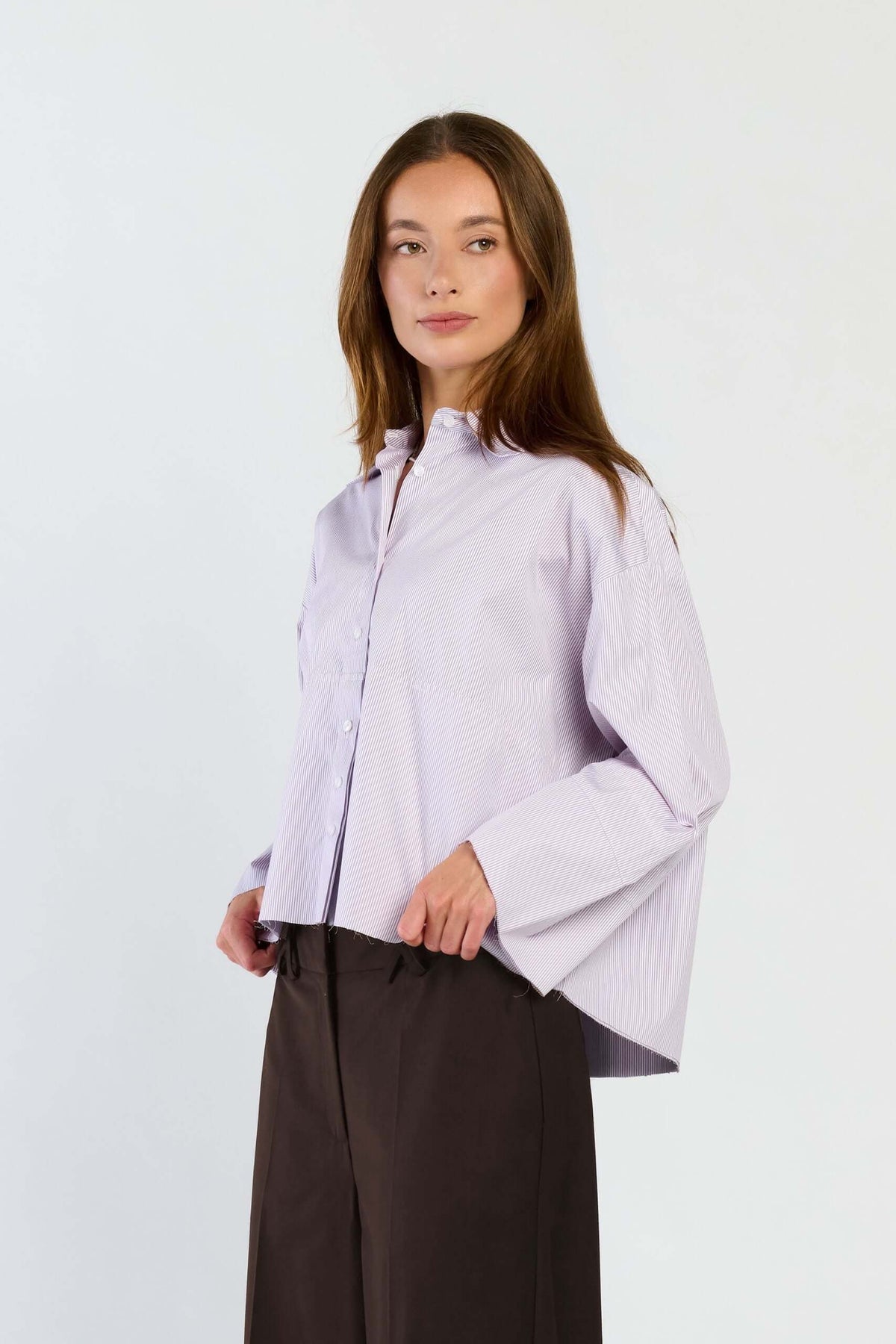 Dora Blouse Pink Stripe