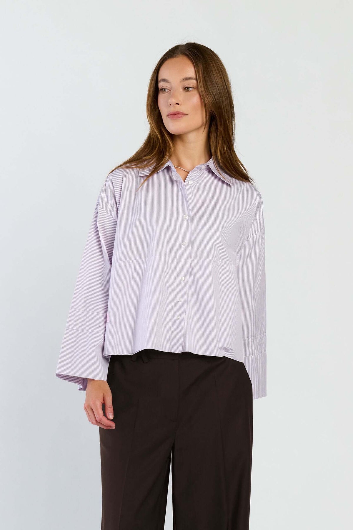 Dora Blouse Pink Stripe