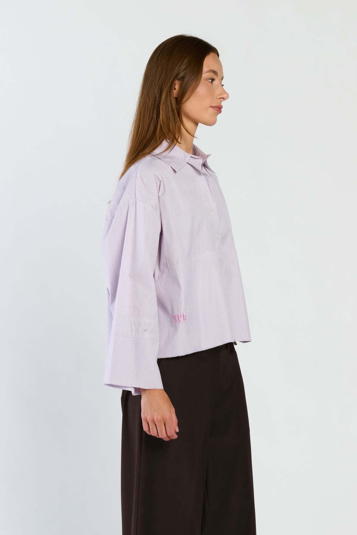 Dora Blouse Pink Stripe