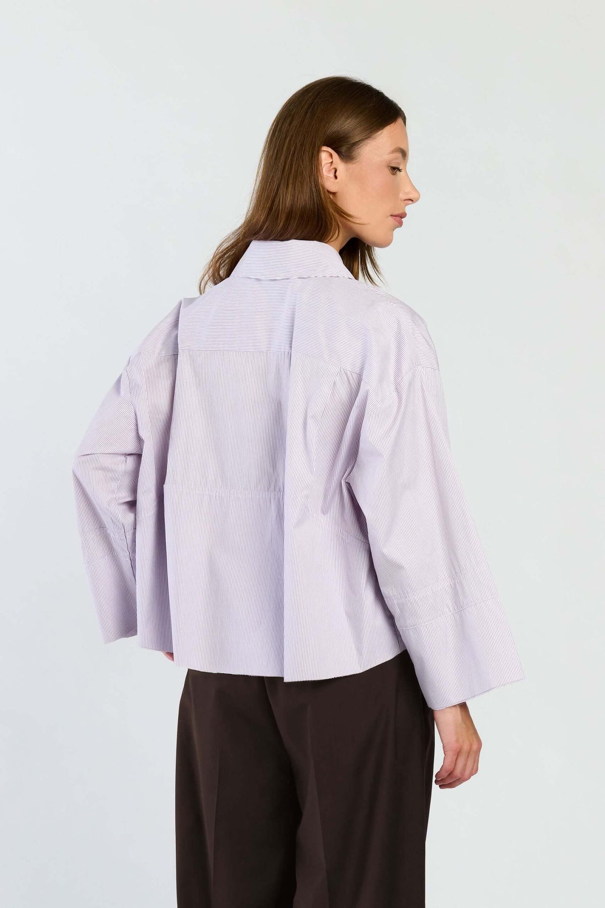 Dora Blouse Pink Stripe