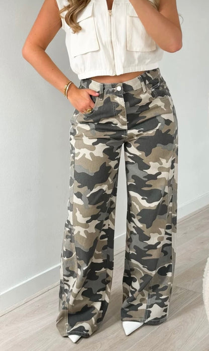 Camouflage broek