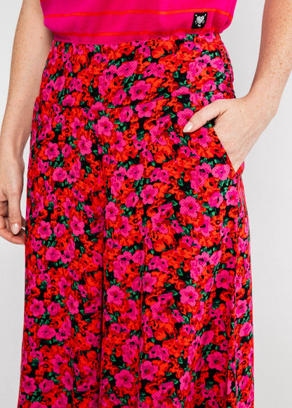 Culottes In Full Bloom bed of primroses