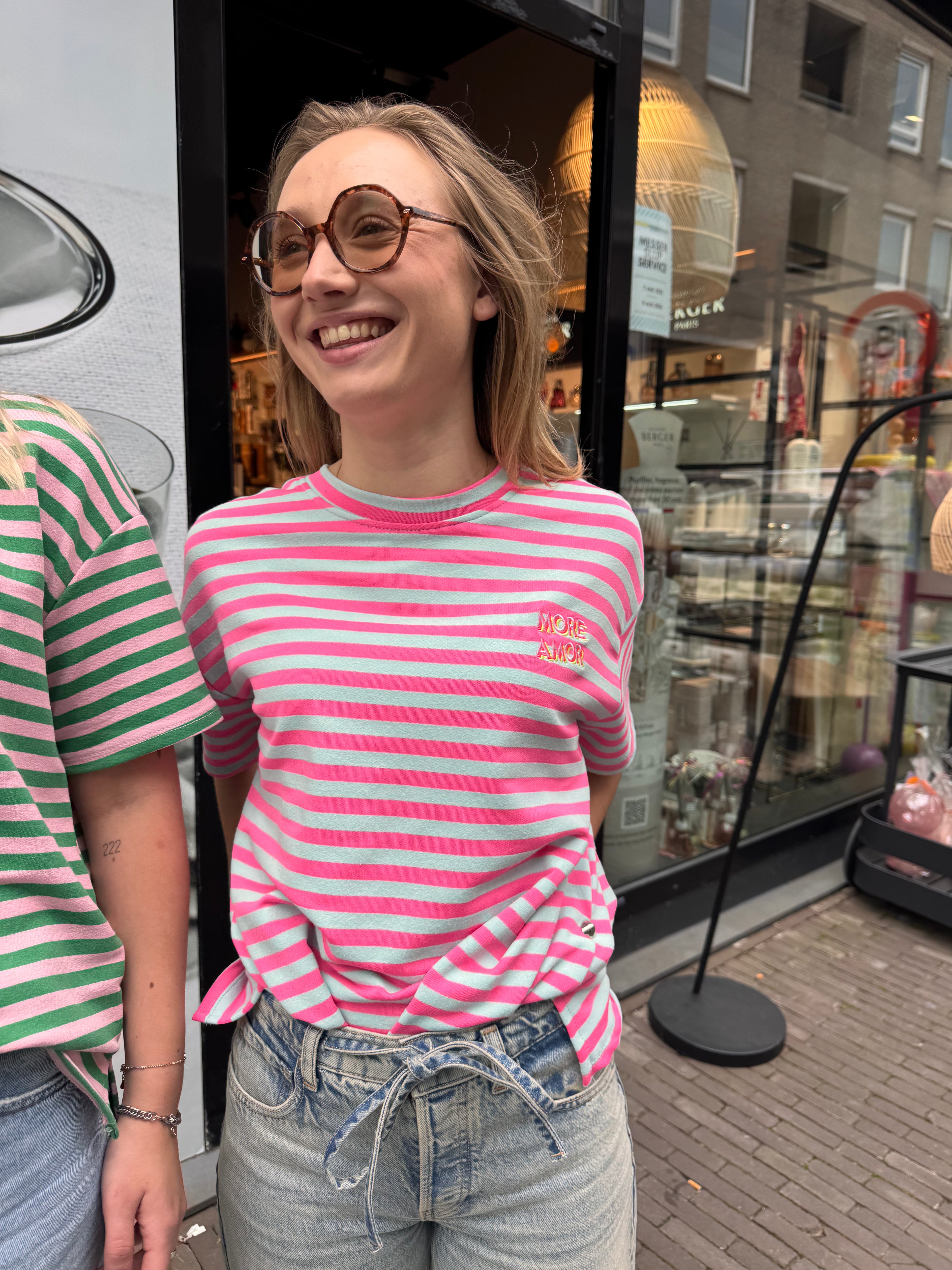 Streep Shirt" MORE AMOUR"