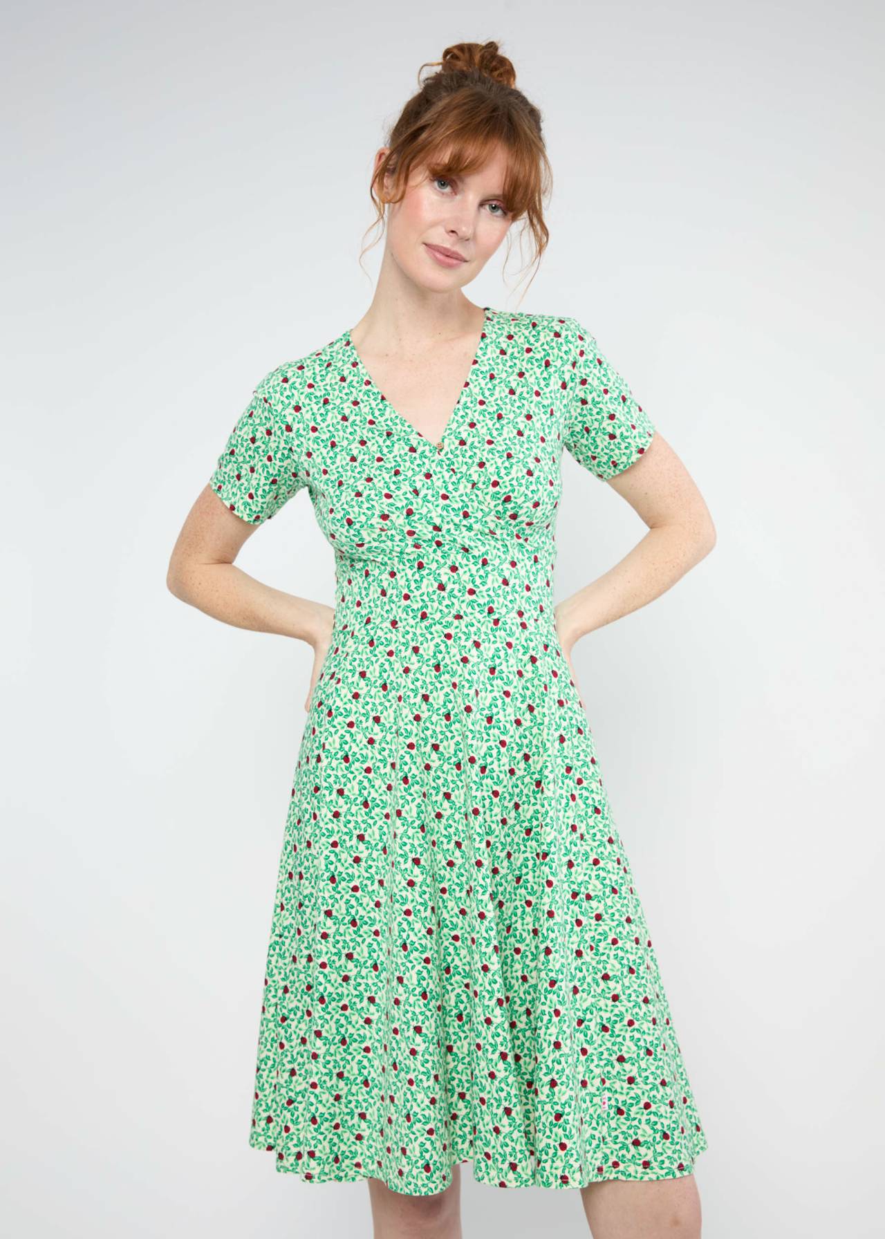 Shalala Tralala Spring Dress Leafy Ladybug