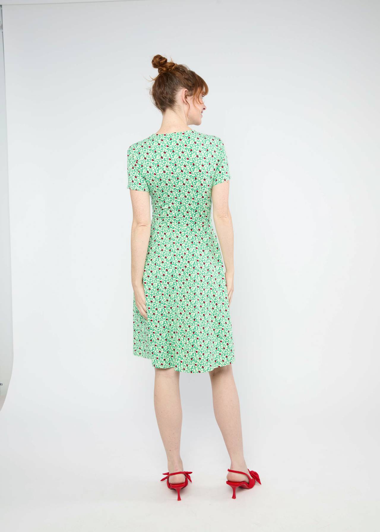 Shalala Tralala Spring Dress Leafy Ladybug