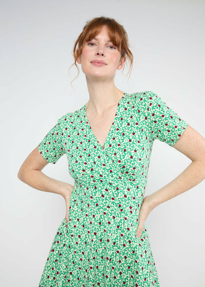 Shalala Tralala Spring Dress Leafy Ladybug