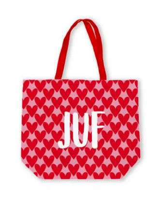 Canvas tas Juf