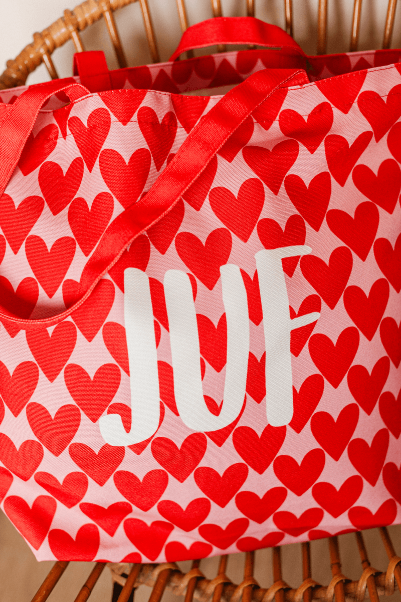 Canvas tas Juf