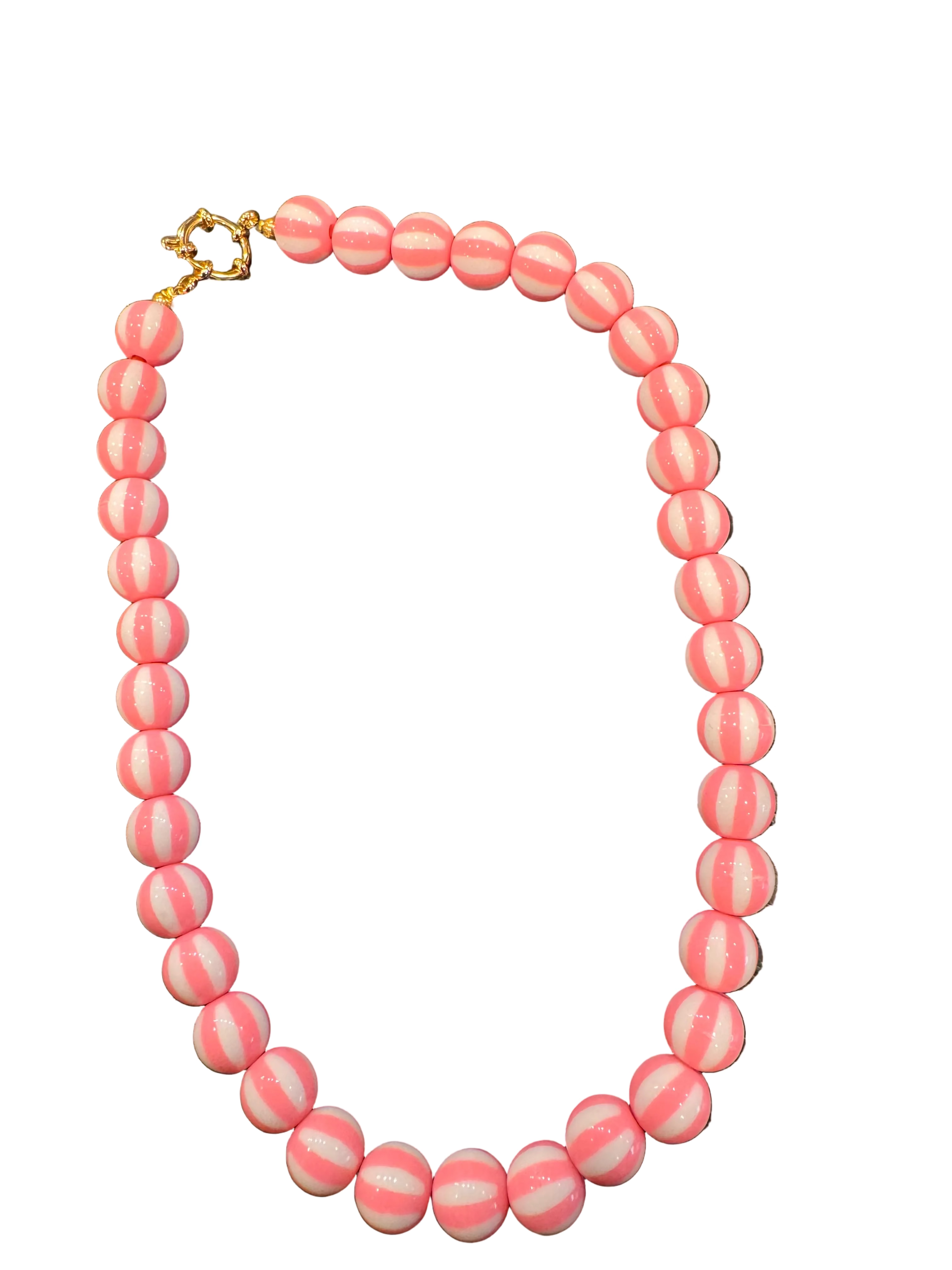 Kralen ketting gestreept