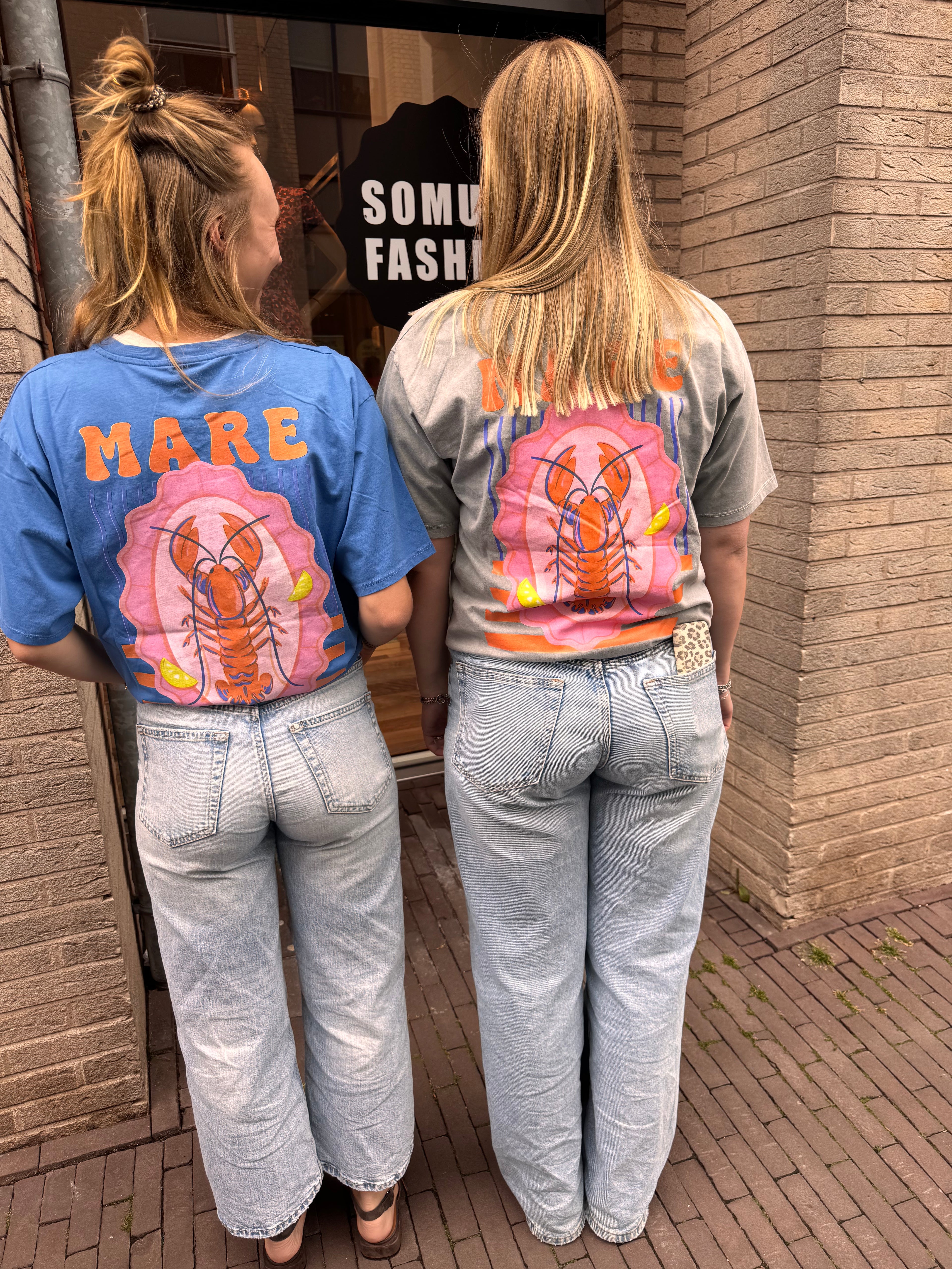 T shirt met ronde hals Mare Print