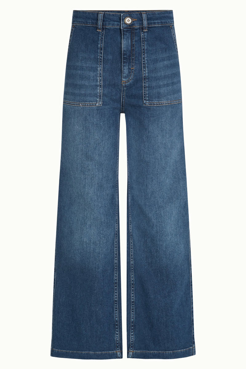 Jeans in blauw 