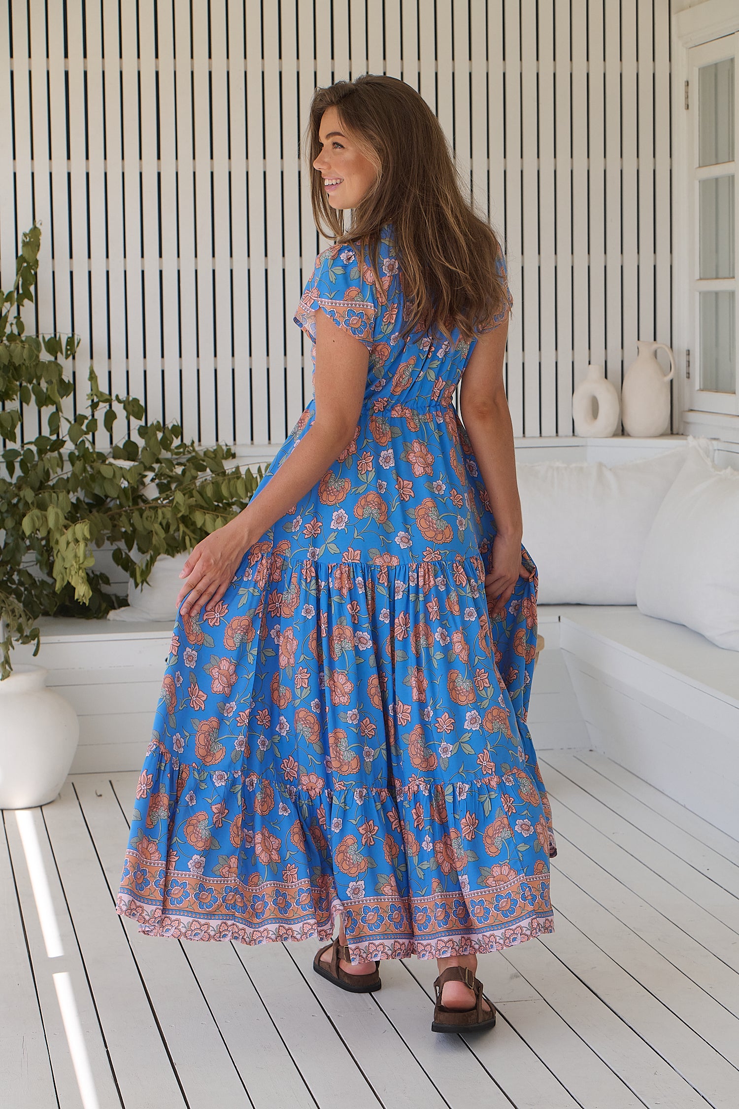 Sunseeker print Melissa Dress