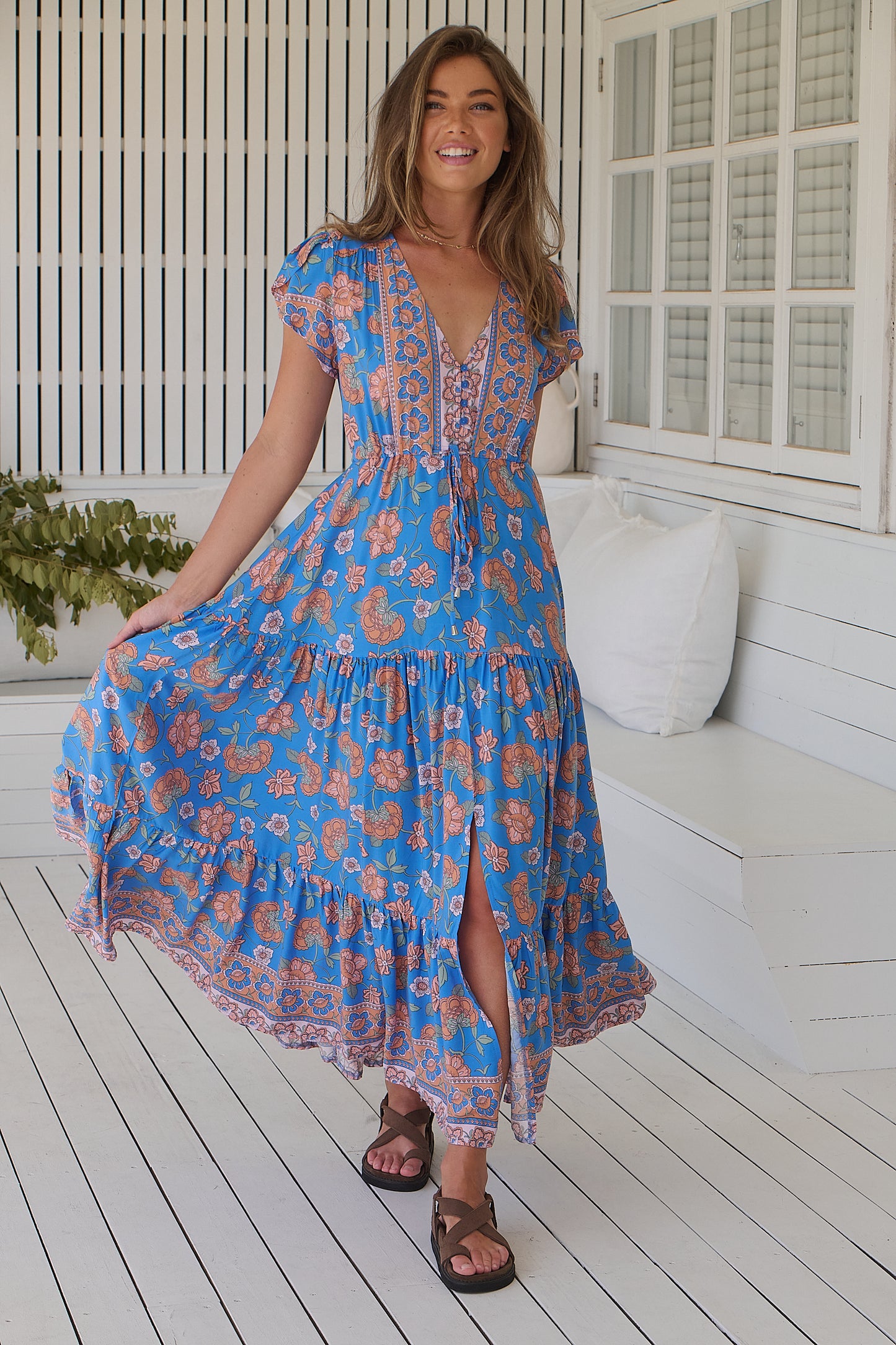 Sunseeker print Melissa Dress