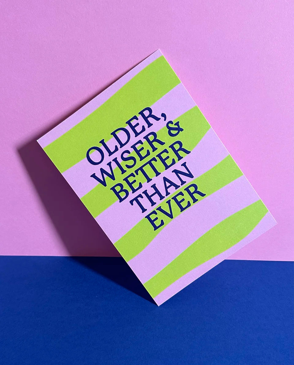 Wens kaart Older Wiser