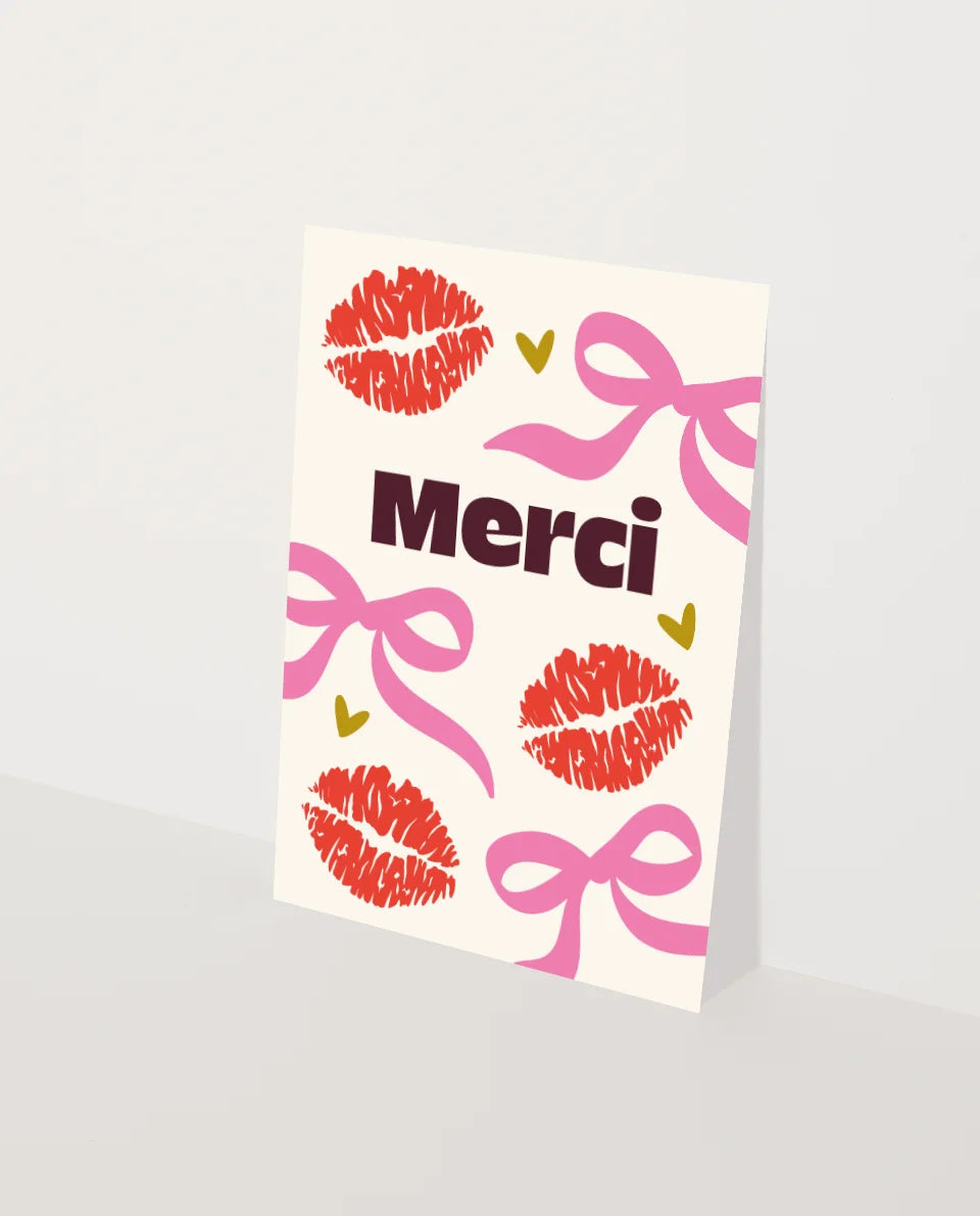 Wenskaart Qui Merci