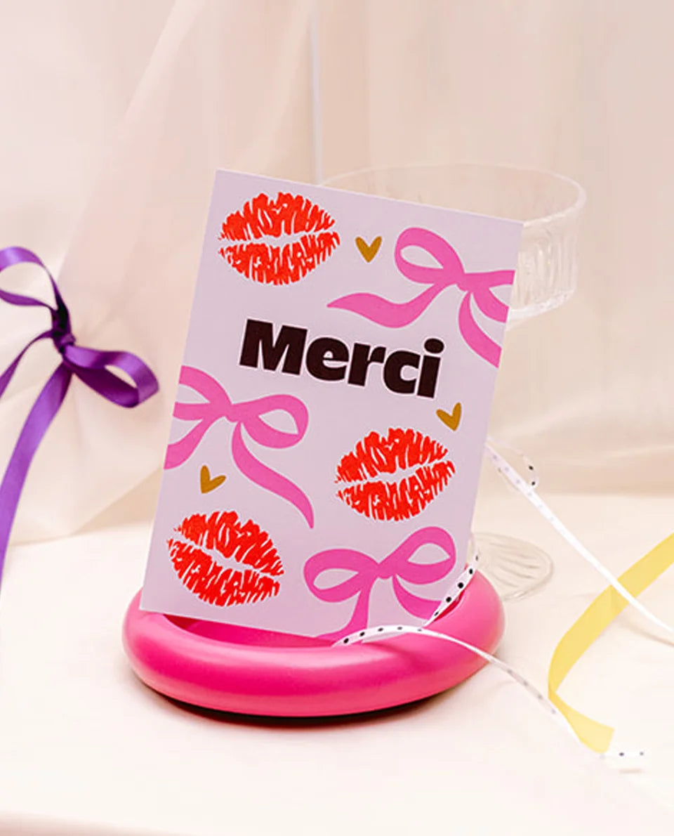 Wenskaart Qui Merci