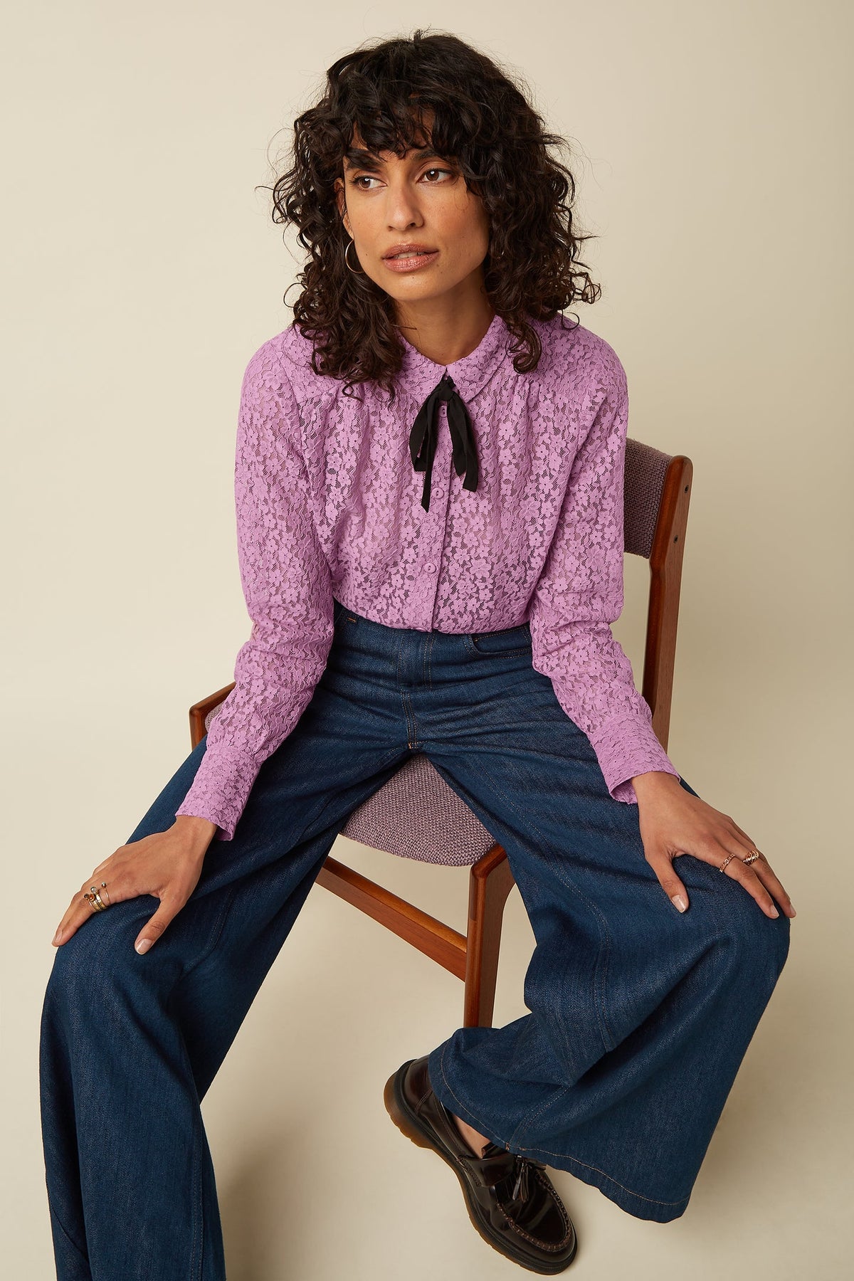 Elia blouse Liana  Crocus lilac