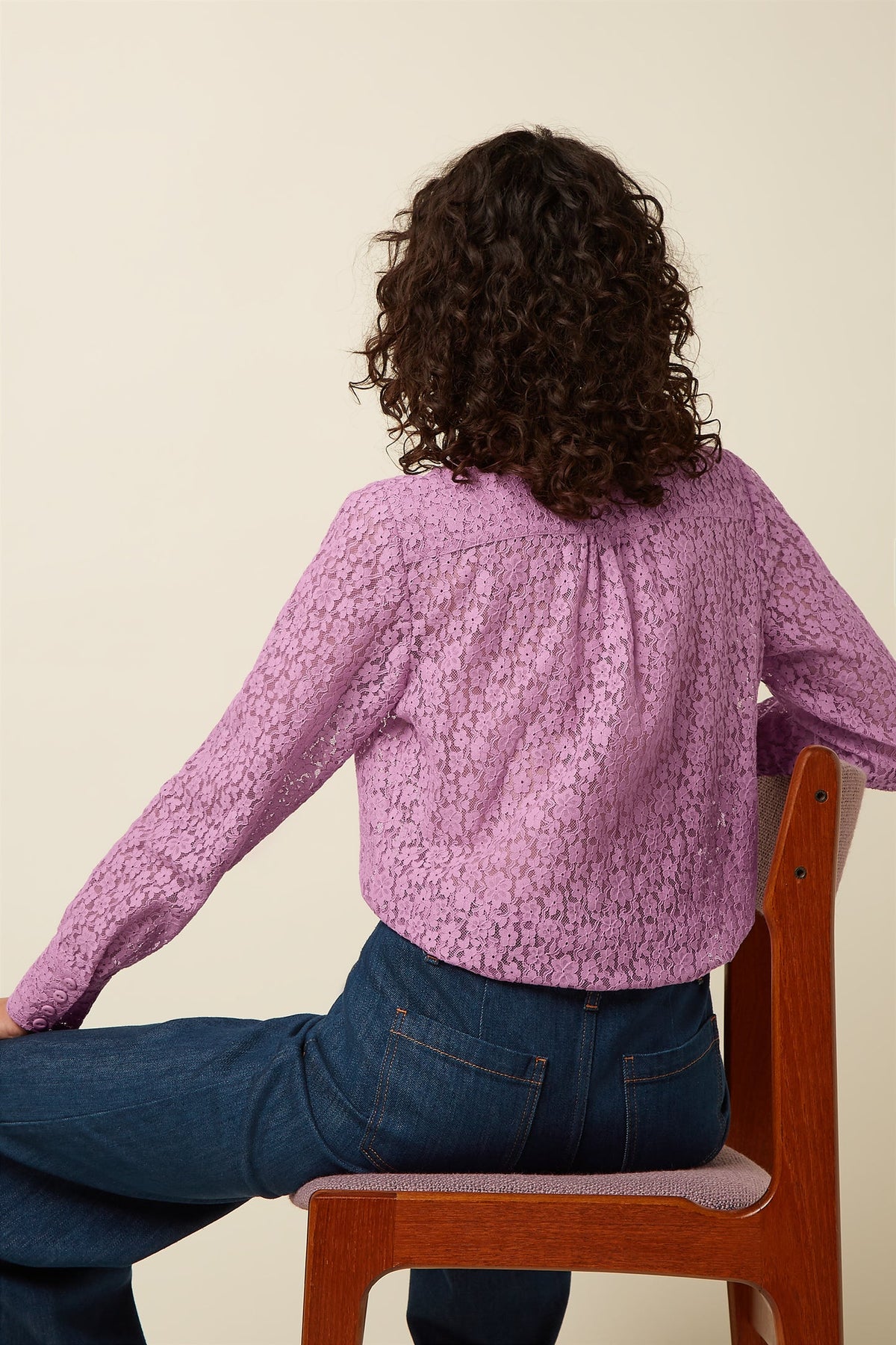 Elia blouse Liana  Crocus lilac