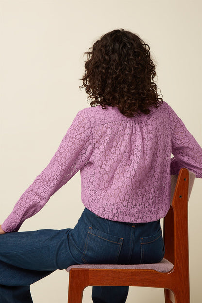 Elia blouse Liana  Crocus lilac