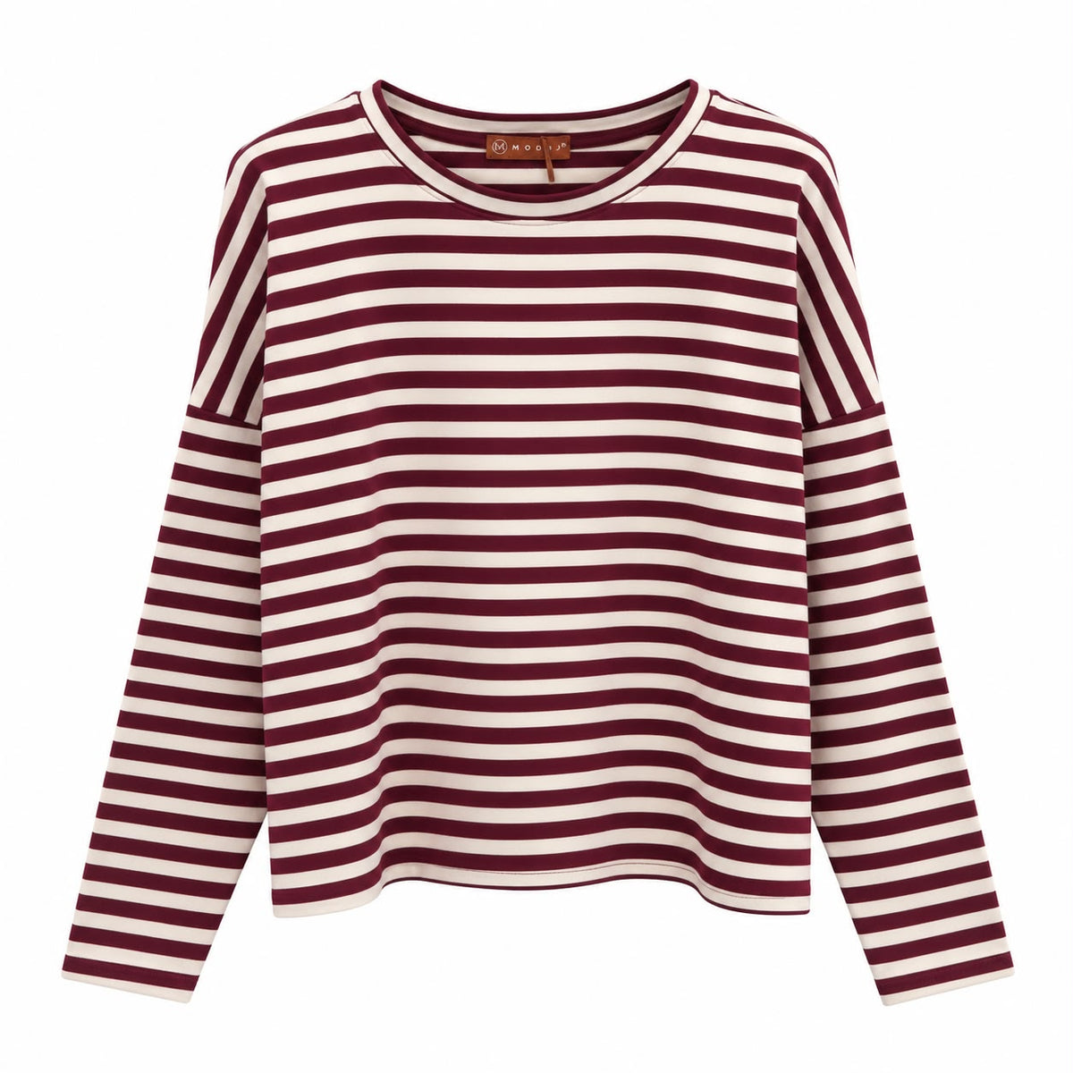 Streep Sweater Bordeaux