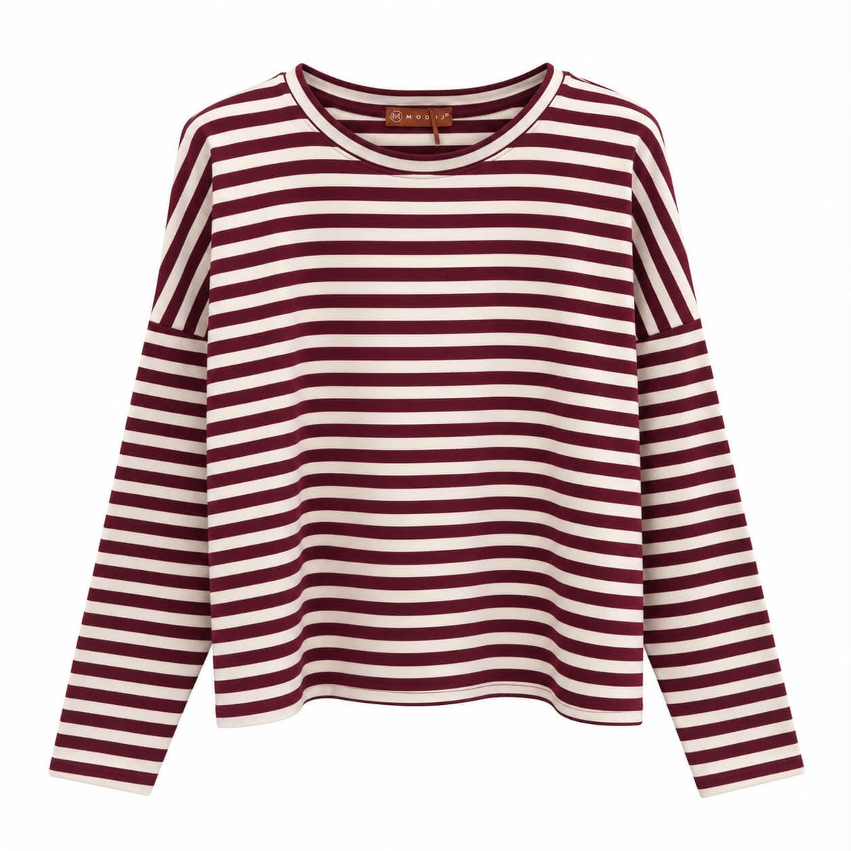 Streep Sweater Bordeaux