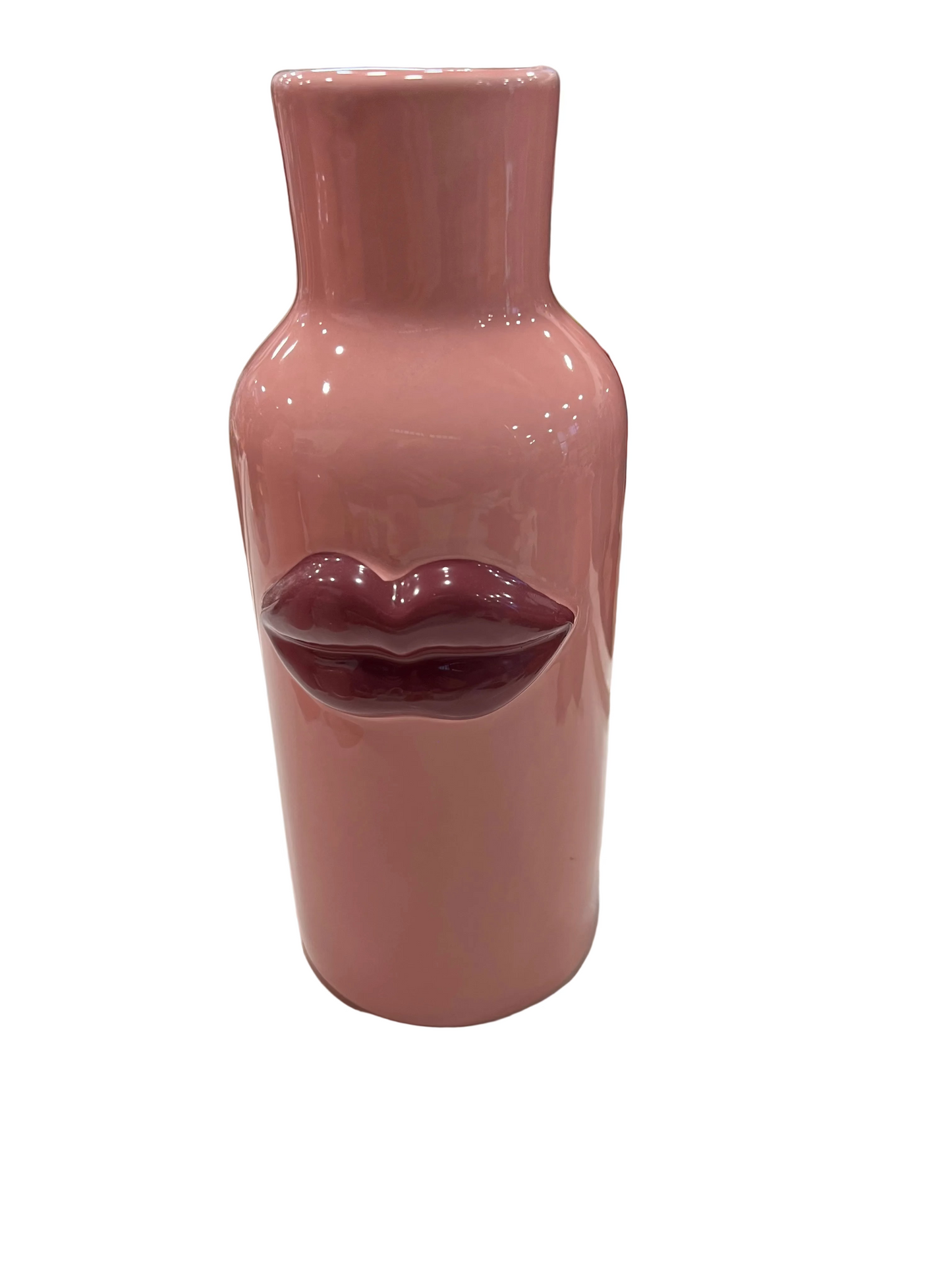 Vaas Lippen  Paars 15 cm