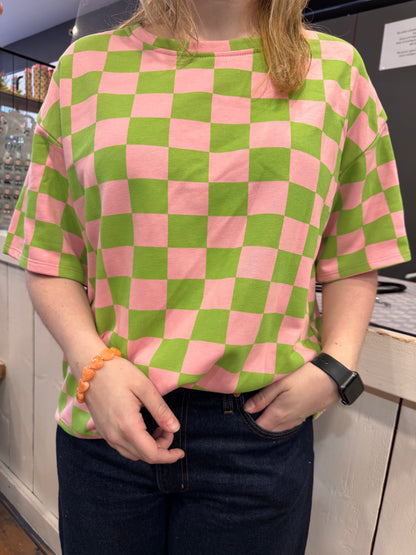 Sweatshirt Ruit korte mouw