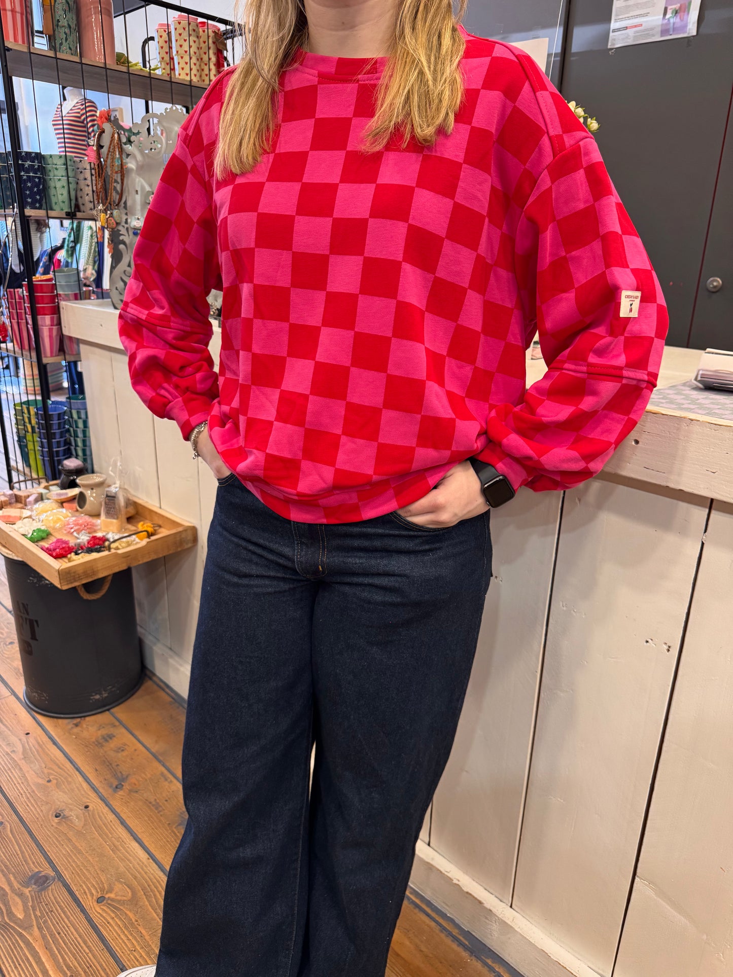 Sweatshirt Ruit