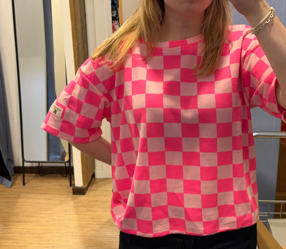 Sweatshirt Ruit korte mouw