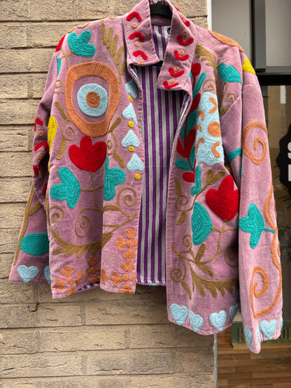 Velvet Suzani jacket