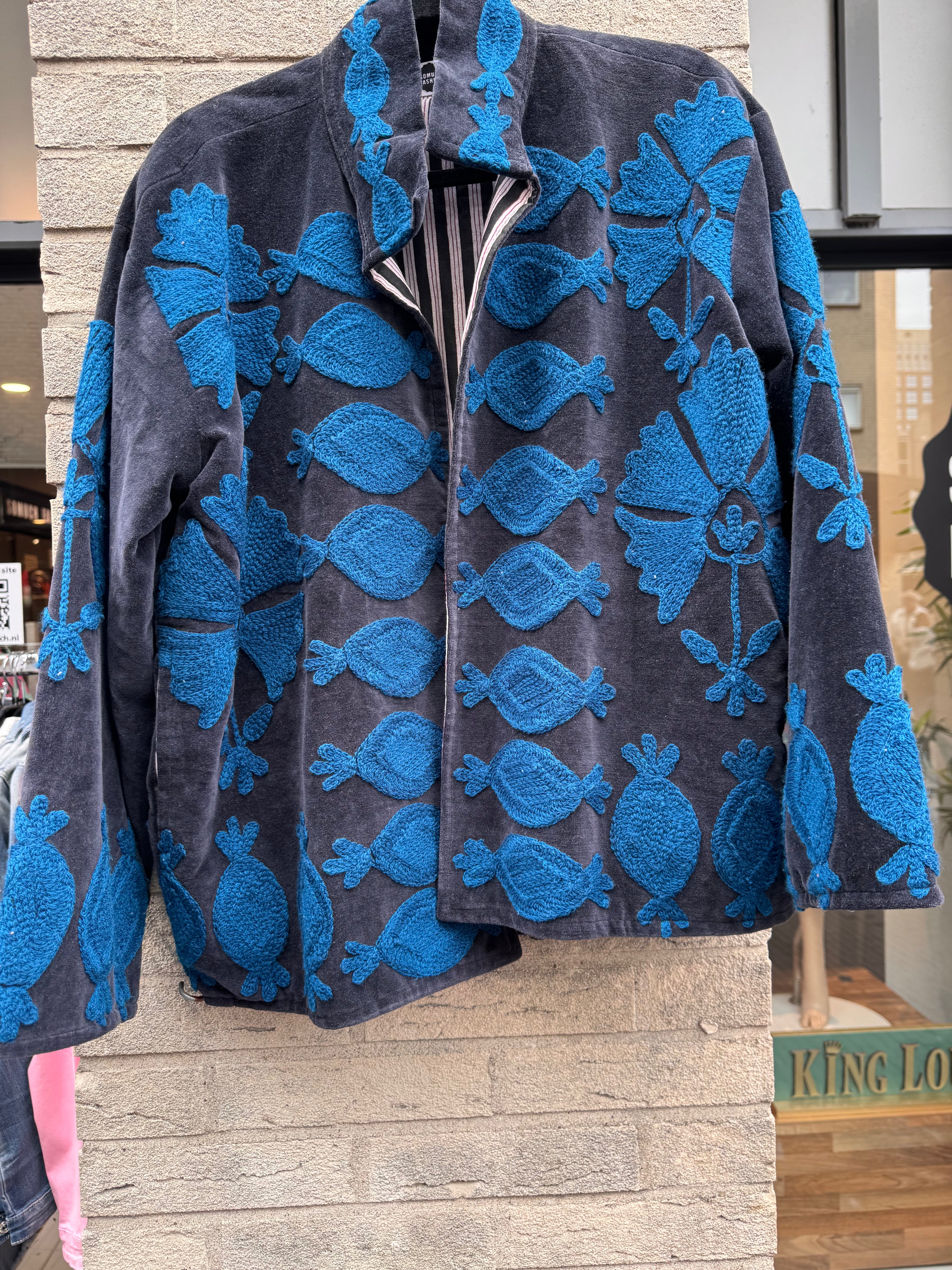 Velvet Suzani jacket