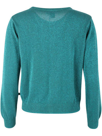 Danesaga Glitter Cardigan Dark Slate