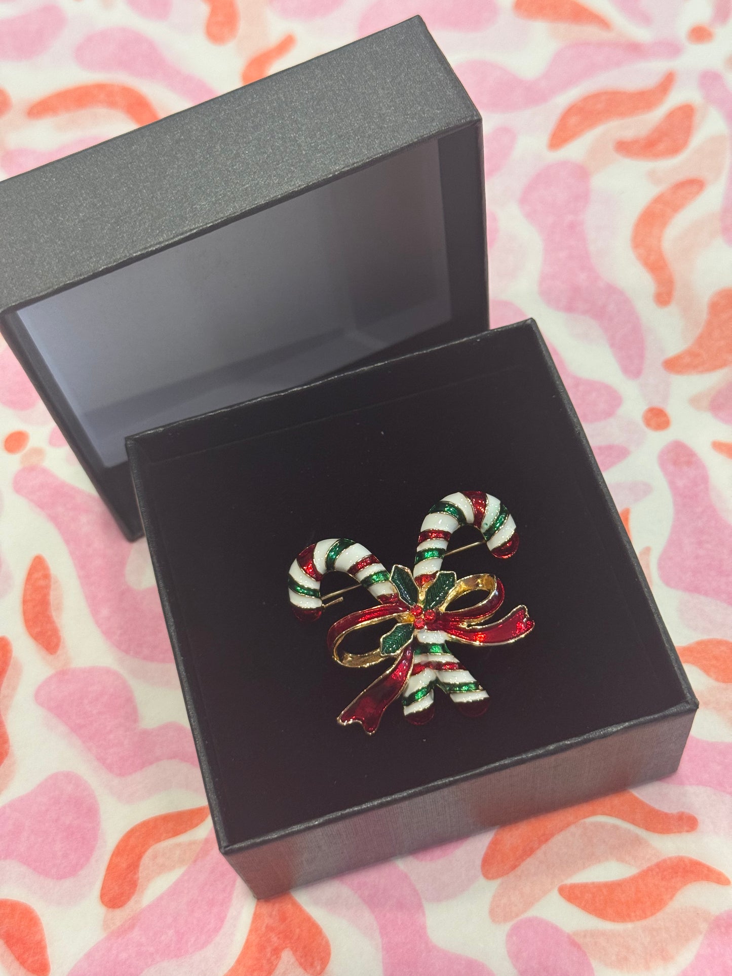 Candy Cane Broche