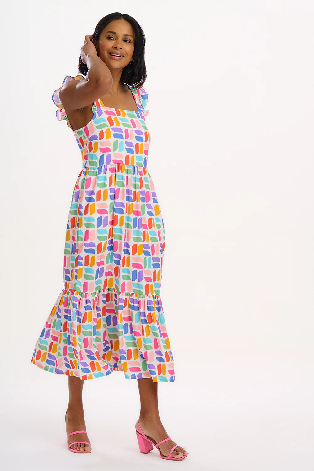 Estelle Shirred Dress