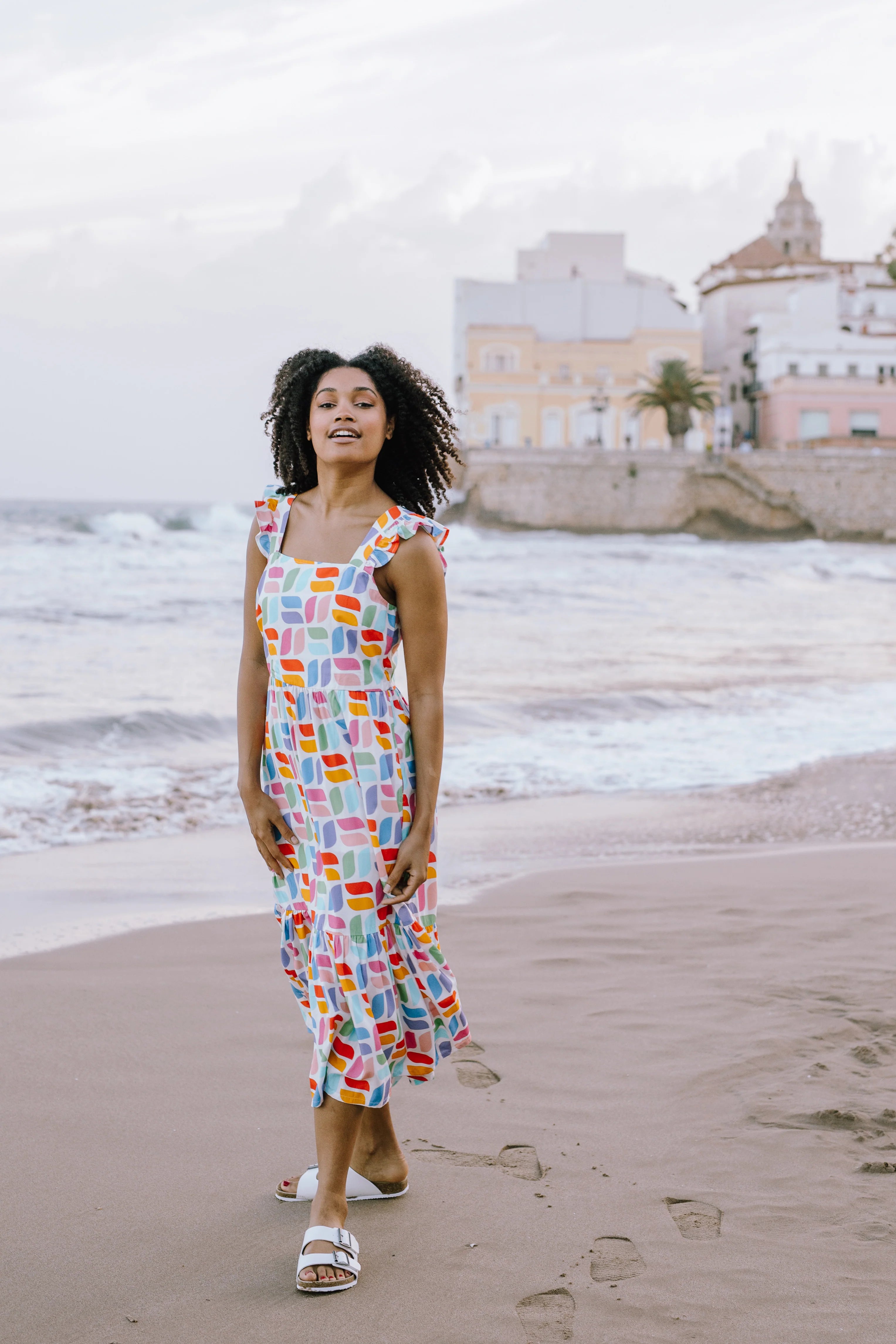 Estelle Shirred Dress