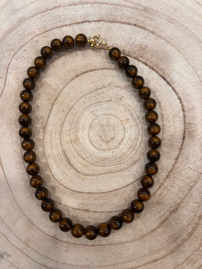 Kralen ketting met boeislot 12 mm