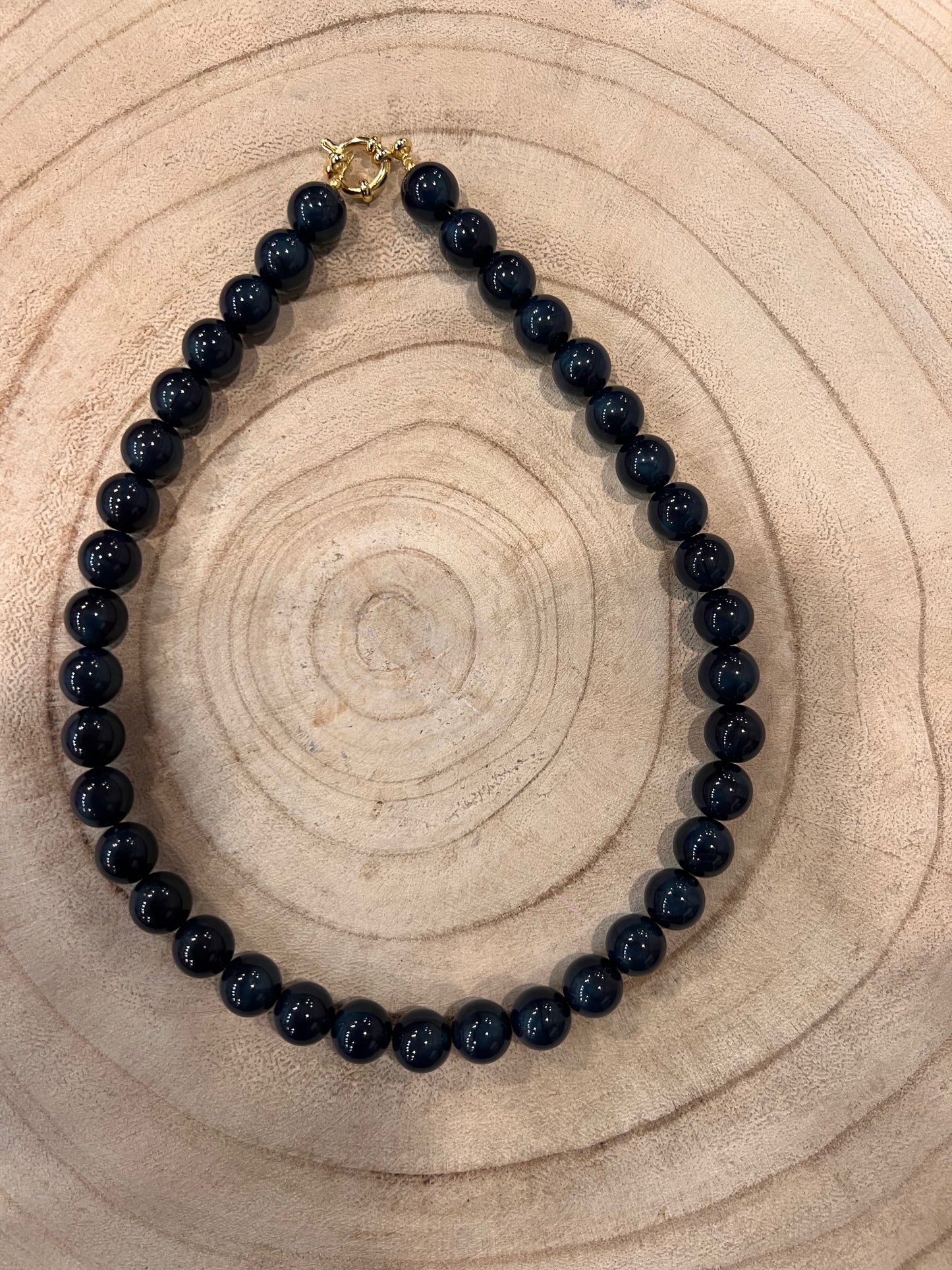 Kralen Ketting 12 mm met boeislot