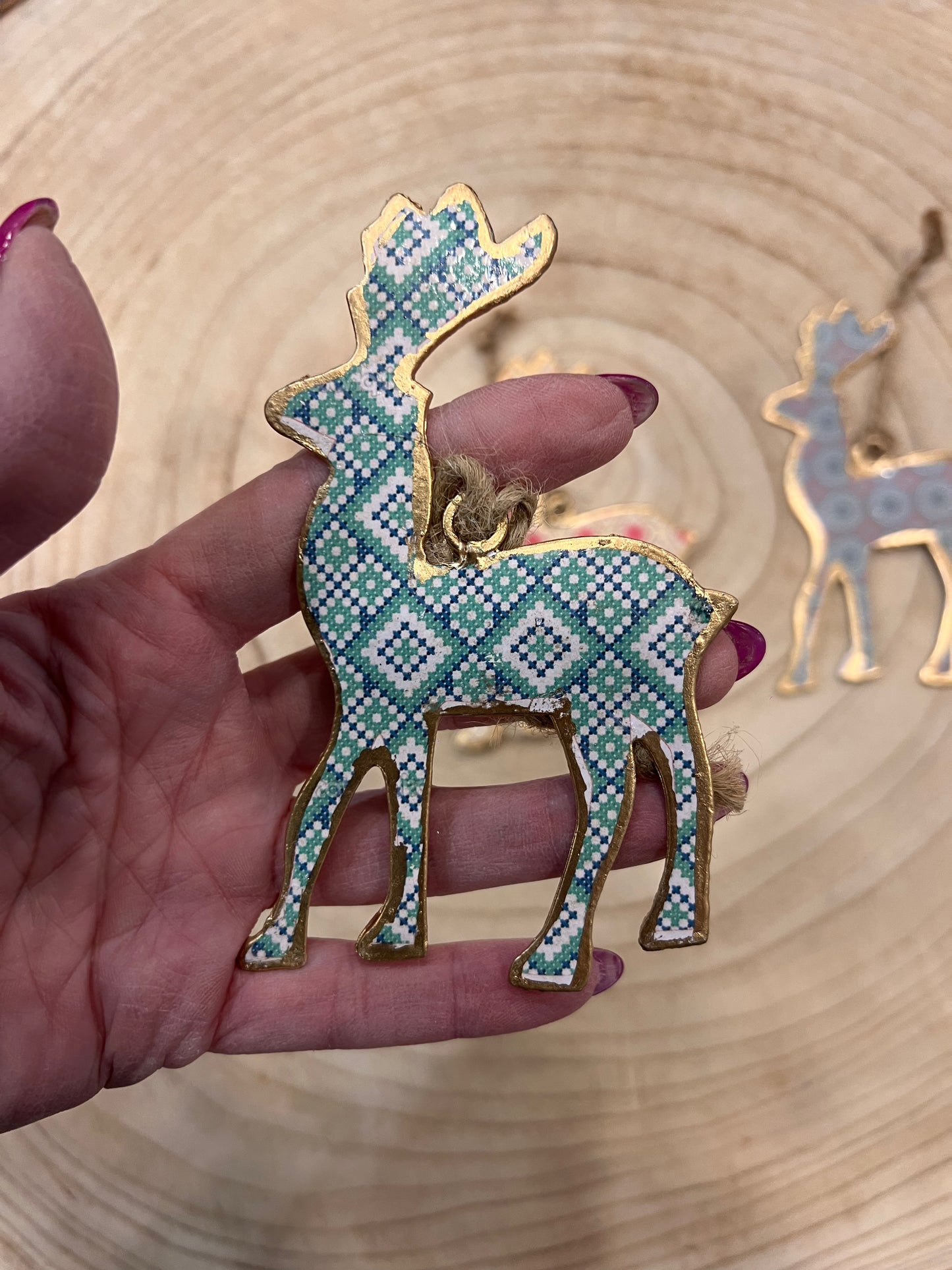 Kerstboom hangers Rendier