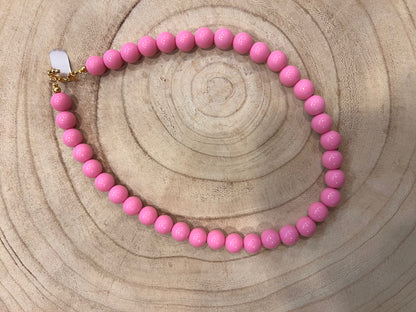 Kralen ketting 12mm  met boeislot