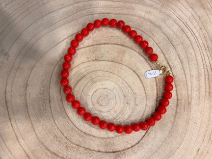 Kralen ketting 12mm  met boeislot