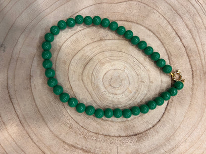 Kralen ketting 12mm  met boeislot