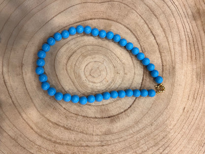 Kralen ketting 12mm  met boeislot