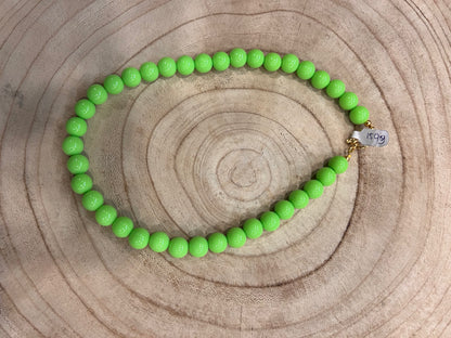 Kralen ketting 12mm  met boeislot