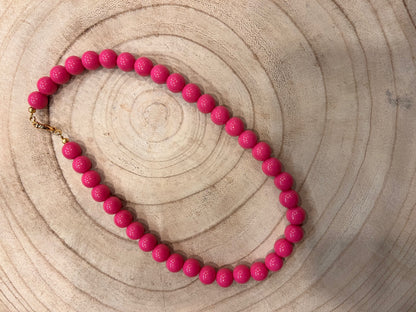 Kralen ketting 12mm  met boeislot